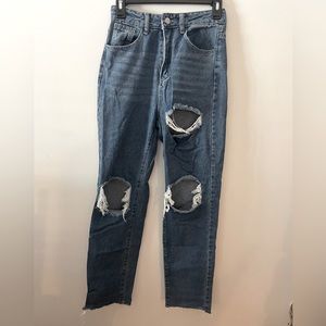 Shein denim straight style jeans